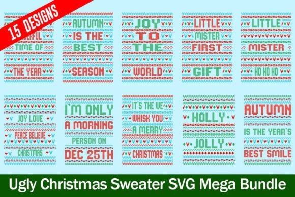 Download Ugly Sweater Pattern Svgs Bundle - Ugly sweater pattern svgs bundle Collection