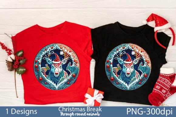 Download Christmas Break Through Ornament PNG - Premium Resources