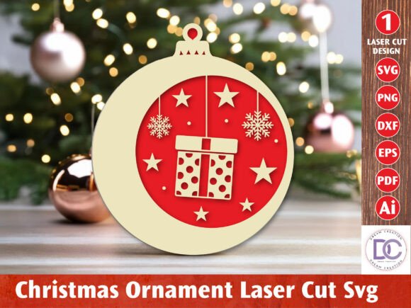 Download Christmas Ornament Laser Cut File - Christmas ornament laser cut file Collection