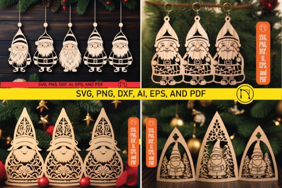 Download Laser Cut Christmas Gnome SVG Bundle - Premium Resources