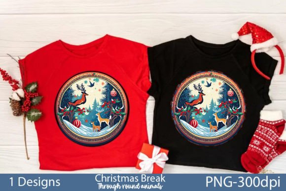 Download Christmas Break Through Ornament PNG - Premium Resources